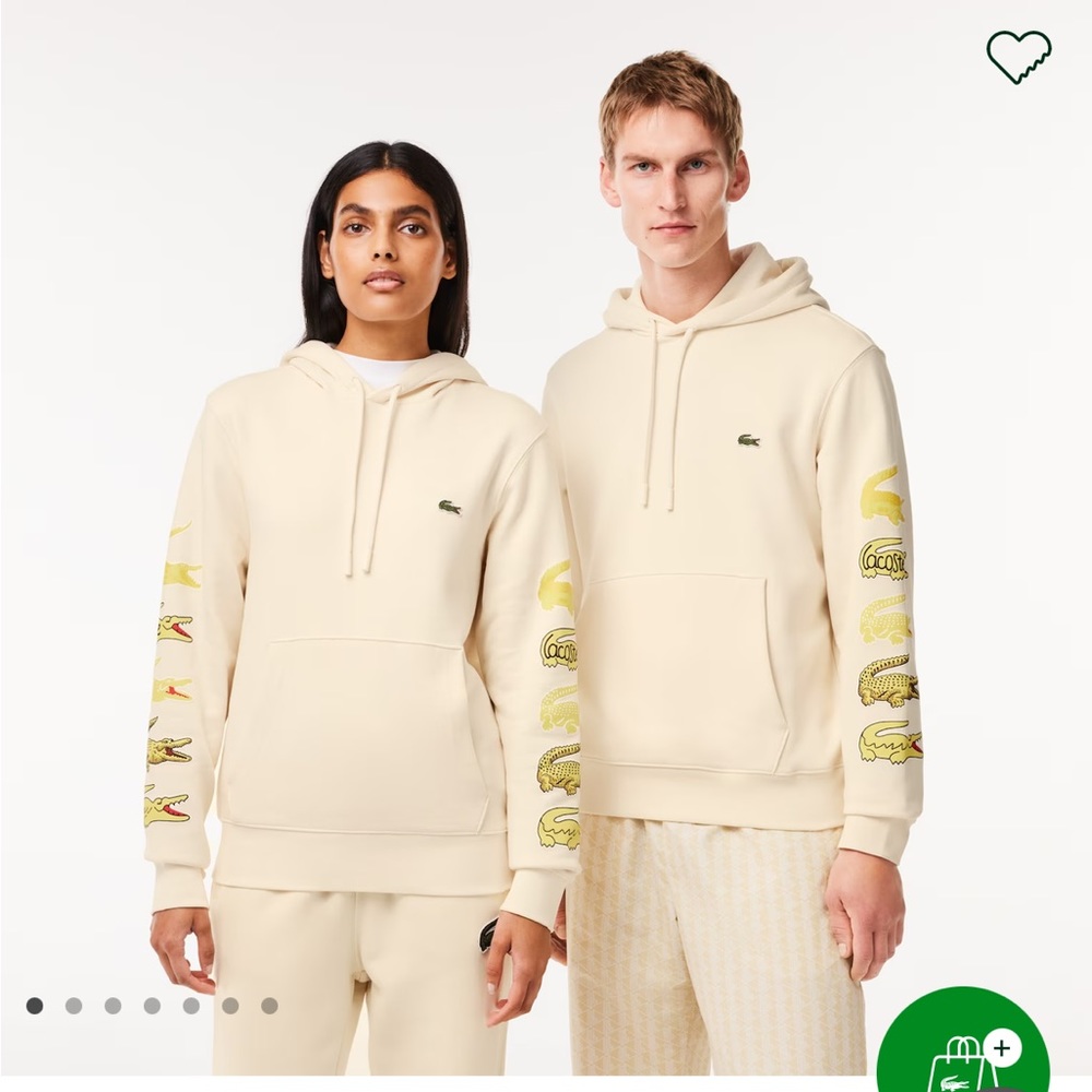 UNISEX CONTRAST CROCODILE HOODIE